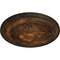 Ekena Millwork Vincent Ceiling Medallion (Fits Canopies up to 6"), Hand-Painted Rust, 26"OD x 3"P CM26VIRUS - alternate 3